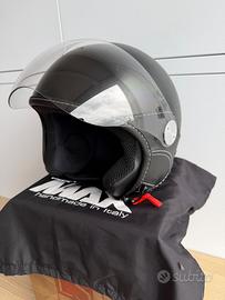 CASCO JET LS VISION V2B - NERO OPACO - TAGLIA XL
