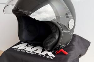 CASCO JET LS VISION V2B - NERO OPACO - TAGLIA XL