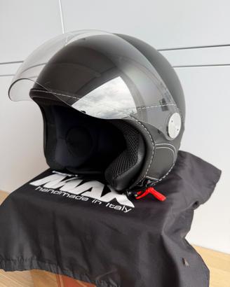 CASCO JET LS VISION V2B - NERO OPACO - TAGLIA XL
