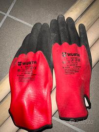 6 guanti della Wurth tg 9 per lavori con l’acqua