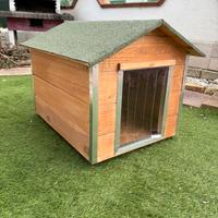 Cuccia per cane in legno taglia media, artigianale