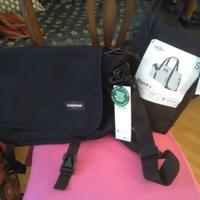 EASTPAK BLACK BAGGAGE BORSA SPALLA
