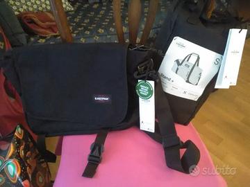 EASTPAK BLACK BAGGAGE BORSA SPALLA
