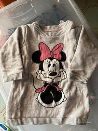 Vestito/maglia lunga 6/9 mesi Disney