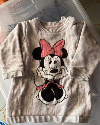 Vestito/maglia lunga 6/9 mesi Disney