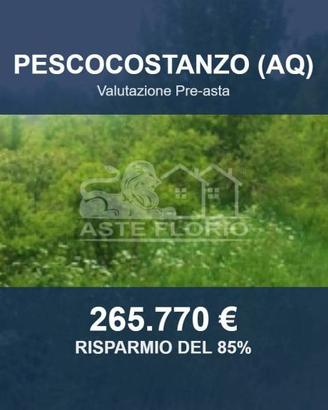 Immobile in asta di 9535 m² a Pescocostanzo