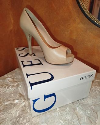 Decollete' donna Guess vera pelle.
