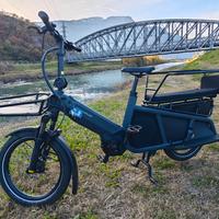 Bicicleta electrica premium porta bambini  