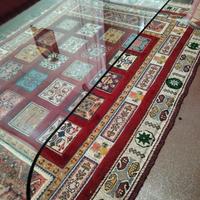 tavolino da salotto in cristallo 