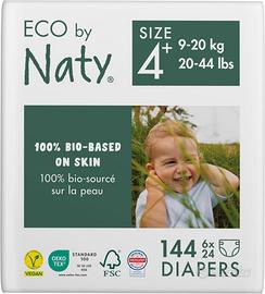 Pannolini Naty Eco Taglia 4+ 144pz