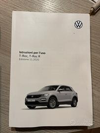 Libretto uso e manutenzione vw t-roc tdi dsg 150