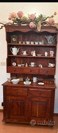 Credenza due pezzi con piattaia