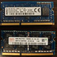 8gb RAM PC3 L 12800 10600 Kingston Hynix + altra