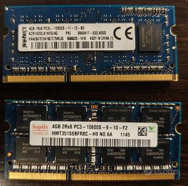8gb RAM PC3 L 12800 10600 Kingston Hynix + altra