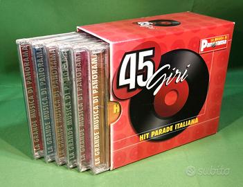 Raccolta 6 CD Hit Parade Italiana 45 giri