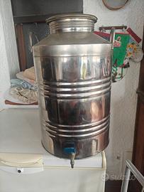 bidoni in acciaio per Oli oliva