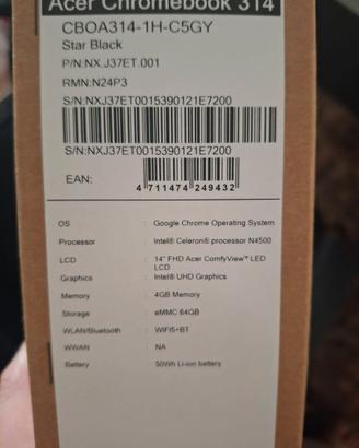 Chromebook Acer 314