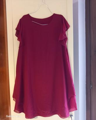 vestitino leggero bordeaux, molto elegante