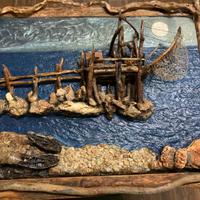 Quadro costa dei trabocchi