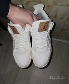 Levi's x Air Jordan 4 Retro "White Denim" -