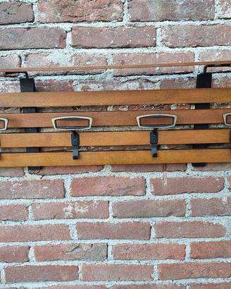Attaccapanni scandinavo vintage legno legno