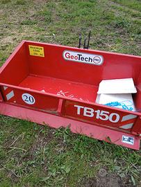 cassone/pala Geo Tech per trattore 20/40 cv.