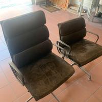 Coppia sedie C.Eames ufficio vintage