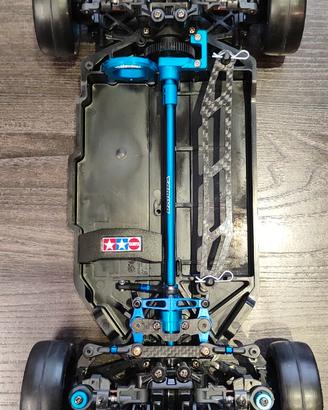Tamiya tt02r opzionata + ricambi senza elettronica