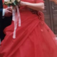 Abito da sposa rosso