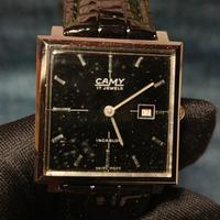 orologio vintage anni 60 di forma cioccolatino