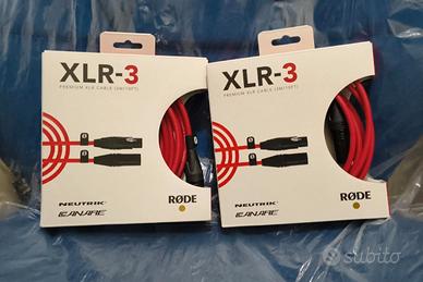 Coppia cavi bilanciati RØDE XLR-3 Cavo XLR premium