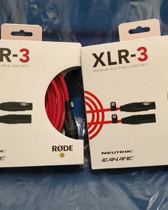 Coppia cavi bilanciati RØDE XLR-3 Cavo XLR premium