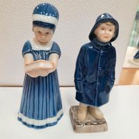 statuine porcellana Royal Copenhagen altezza cm 14