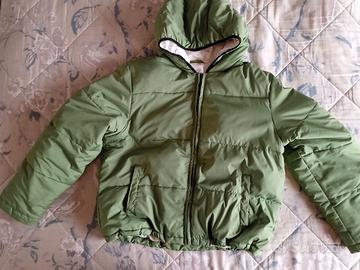 Piumino verde mela 13/14 anni