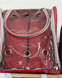 Zaino trasportino per gatto