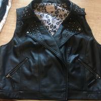 Gilet in pelle