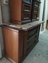 comò e comodini legno massello 