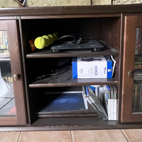Mobile TV in legno