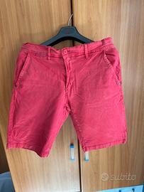 Pantaloncino chino rosso