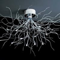 Lampadario e lampada parete Saggina