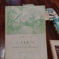 I canti e scelta di operette morali