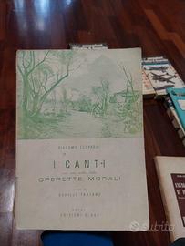 I canti e scelta di operette morali