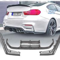 DIFFUSORE BMW F80 F82 F83 LOOK M4 CARBONIO DOPPIA
