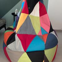 Pouf sacco patchwork 