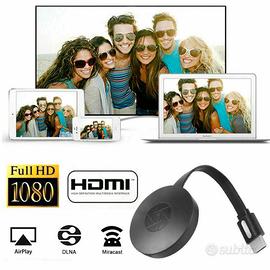 Chromecast wireless mirascreen hdmi display dongle