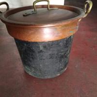 Pentolone caldaia in rame per cucina