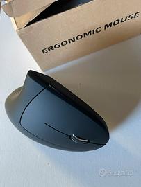 Mouse ergonomico senza fili