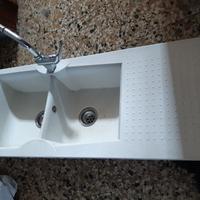 Lavello in Fragranite bianco usato