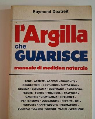 Libro vintage L'Argilla che Guarisce