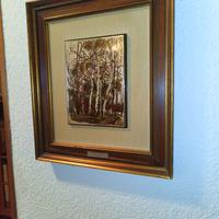 quadro su lastra d argento 